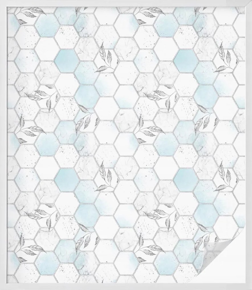 Furnér Ablakfólia Szélvédő Adatvédelem Csempe Levelek 100x116