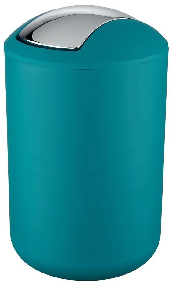 WENKO 21227100 - BRASIL szemetes 19,5x31 cm türkiz/fényes króm