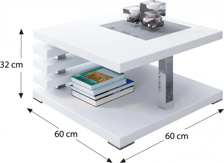 Kyoto dohányzóasztal fehér