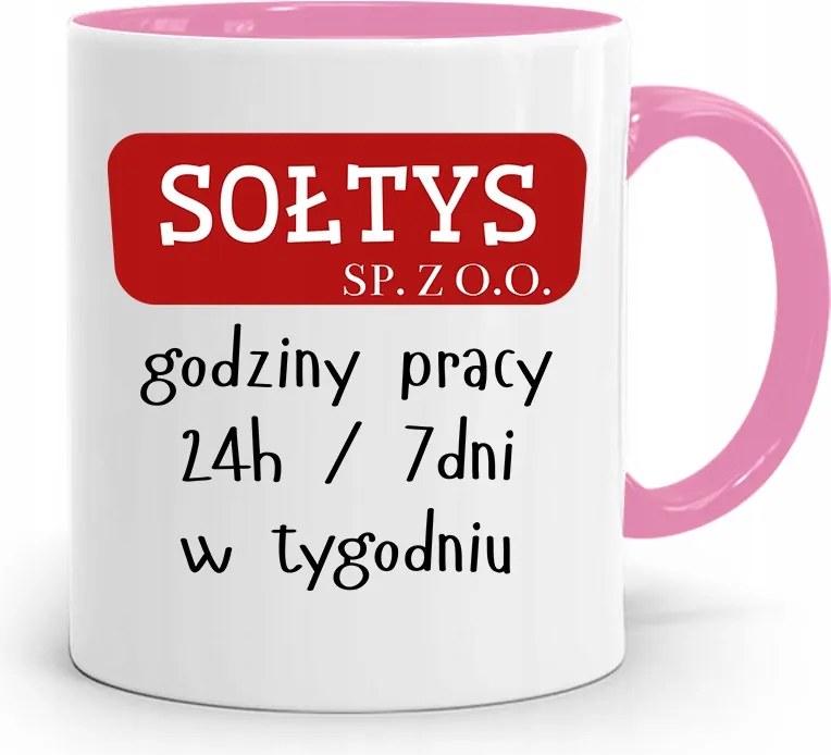 Szolnoknak Rózsaszín Bögre Munkaidő Ajándék fényképes nyomtatással