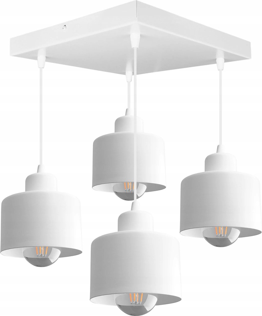 Mennyezeti Lámpa Függő Csillár Loft Fekete Fehér Szürke Konyhába Nappaliba