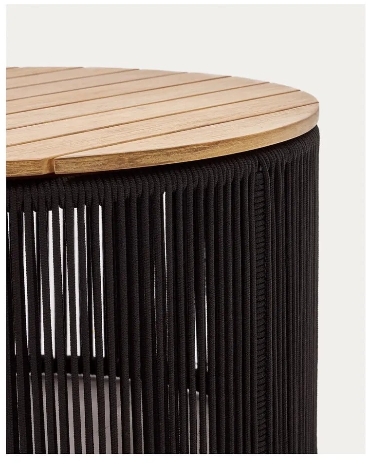 Kerek kerti dohányzóasztal akácfa asztallappal ø 70 cm Dandara – Kave Home