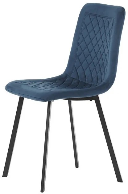 Kék Bársony Étkezőszék. DCL-973 BLUE4