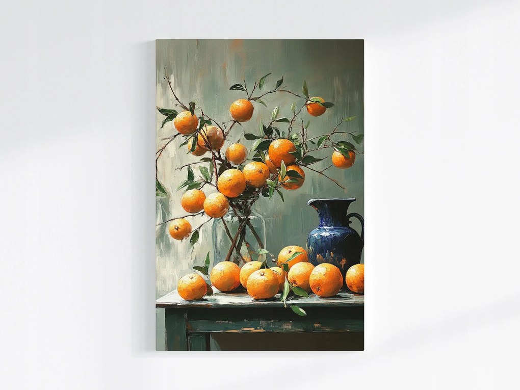 Poszter Dekoráció Váza Narancs Mandarin Kancsó 40x60