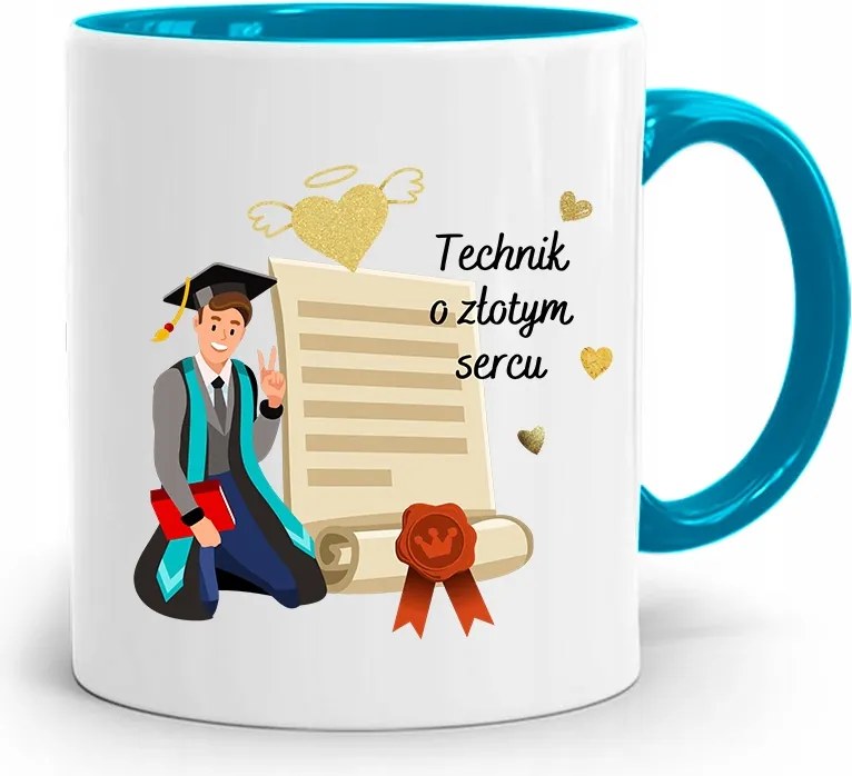 Technikusoknak Kék Ajándék Bögre fényképes nyomtatással