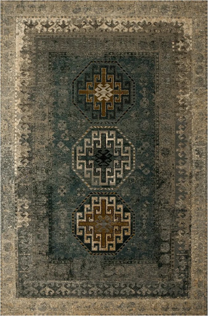 200x300 cm Dywilan Polonia Ashan Díszes Hagyományos Gyapjú Szőnyeg