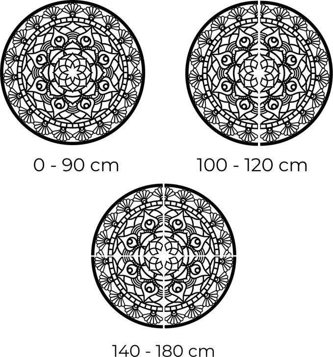 Faragott modern mandala, az élet virága | ZIBEZI
