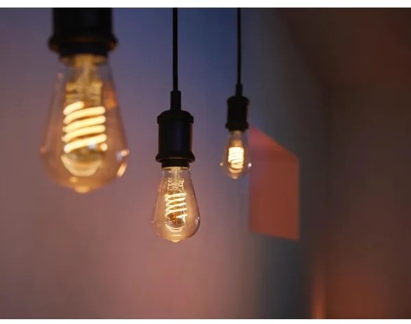 LED Dimmelhető izzó Philips Hue WHITE FILAMENT ST64 E27/7W/230V 2100K