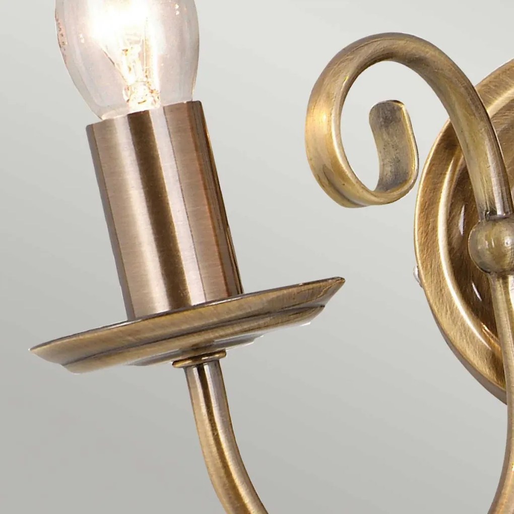Elstead Lighting ARTISAN ART2-AGD-BRASS Fali lámpa 2x60W/E14