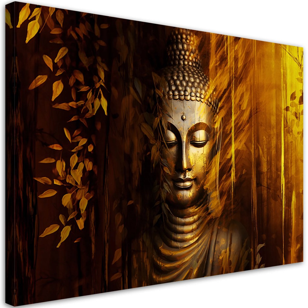 Gario Vászonkép Rejtett Arany Buddha Méret: 100 x 70 cm