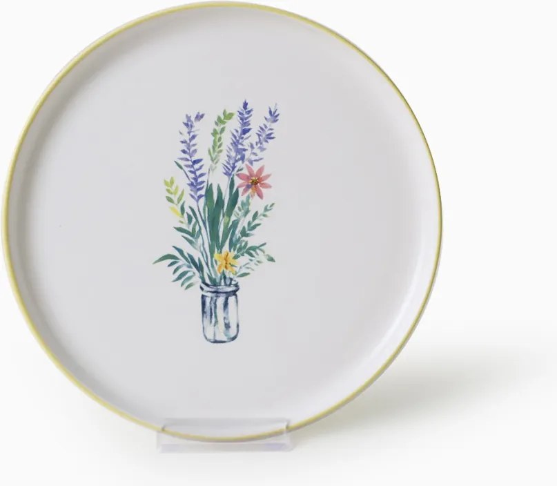 6 részes kerámia mélytányér készlet 22 cm