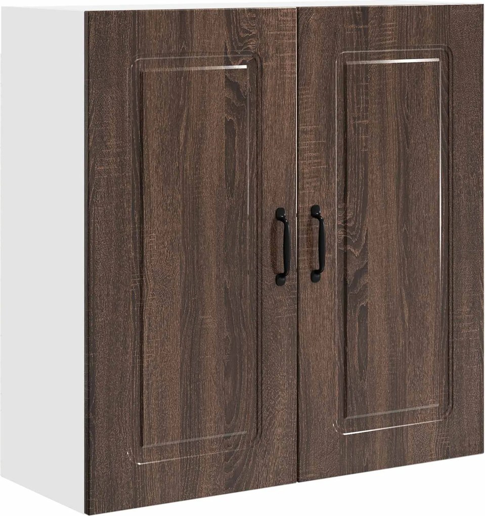 vidaXL Konyhaszekrény Kalmar Barna Tölgy 80 x 31 x 80 cm Faanyag