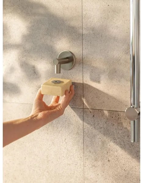 WENKO 24971100-Szappantartó TURBO-LOC 4,5x7 cm ezüstszínű