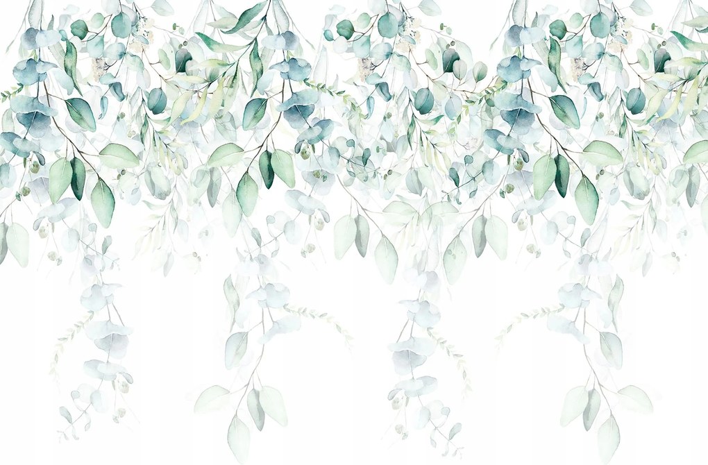 Fotótapéta 3D hatás Levelek pálma virágok 415 x 290