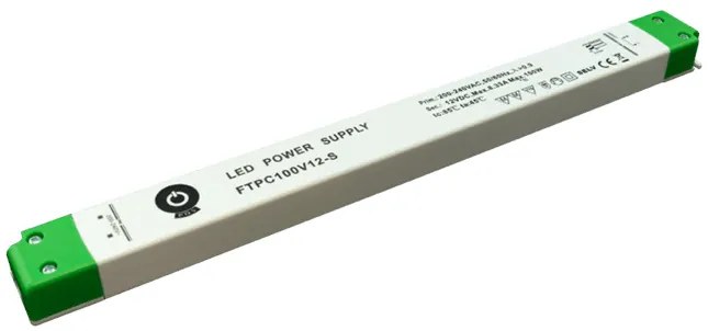 POS Led tápegység FTPC-100-12-S 100W 12V 8.3A slim