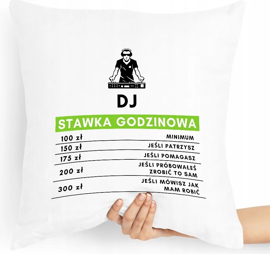 Dja Zene Ajándék Óradíj Párna nyomtatott fényképpel