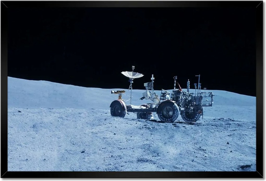 Poszter keretben 60x40 Lunokhod akció hold