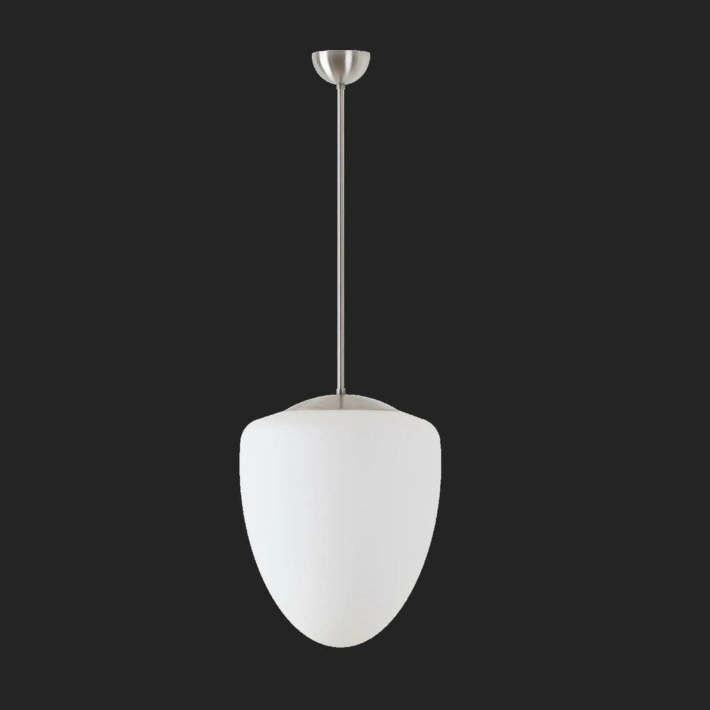 Osmont 45508 Astra P függesztett üveglámpa, szálcsiszolt rozsdamentes acél fehér IP40 1