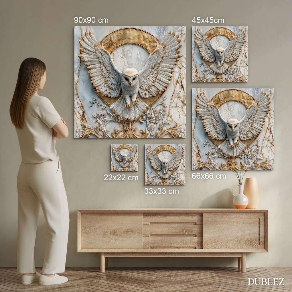 DUBLEZ | Luxus falikép bagollyal