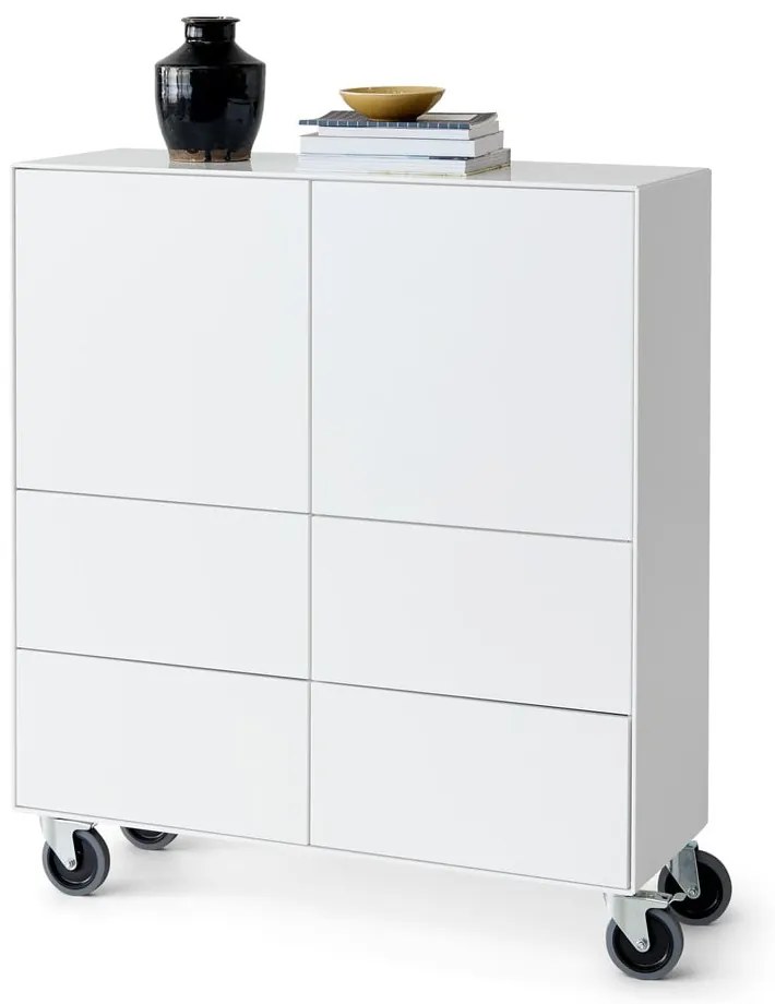 Fehér magas komód 91x103 cm Edge by Hammel - Hammel Furniture