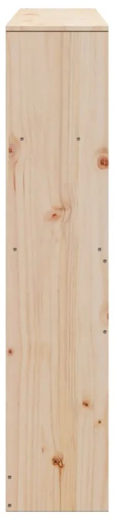 tömör fenyőfa fejtámla tárolóval 140 cm