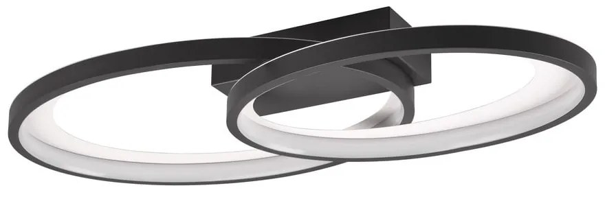 Fekete-fehér LED mennyezeti lámpa 30x57 cm Malaga – Trio