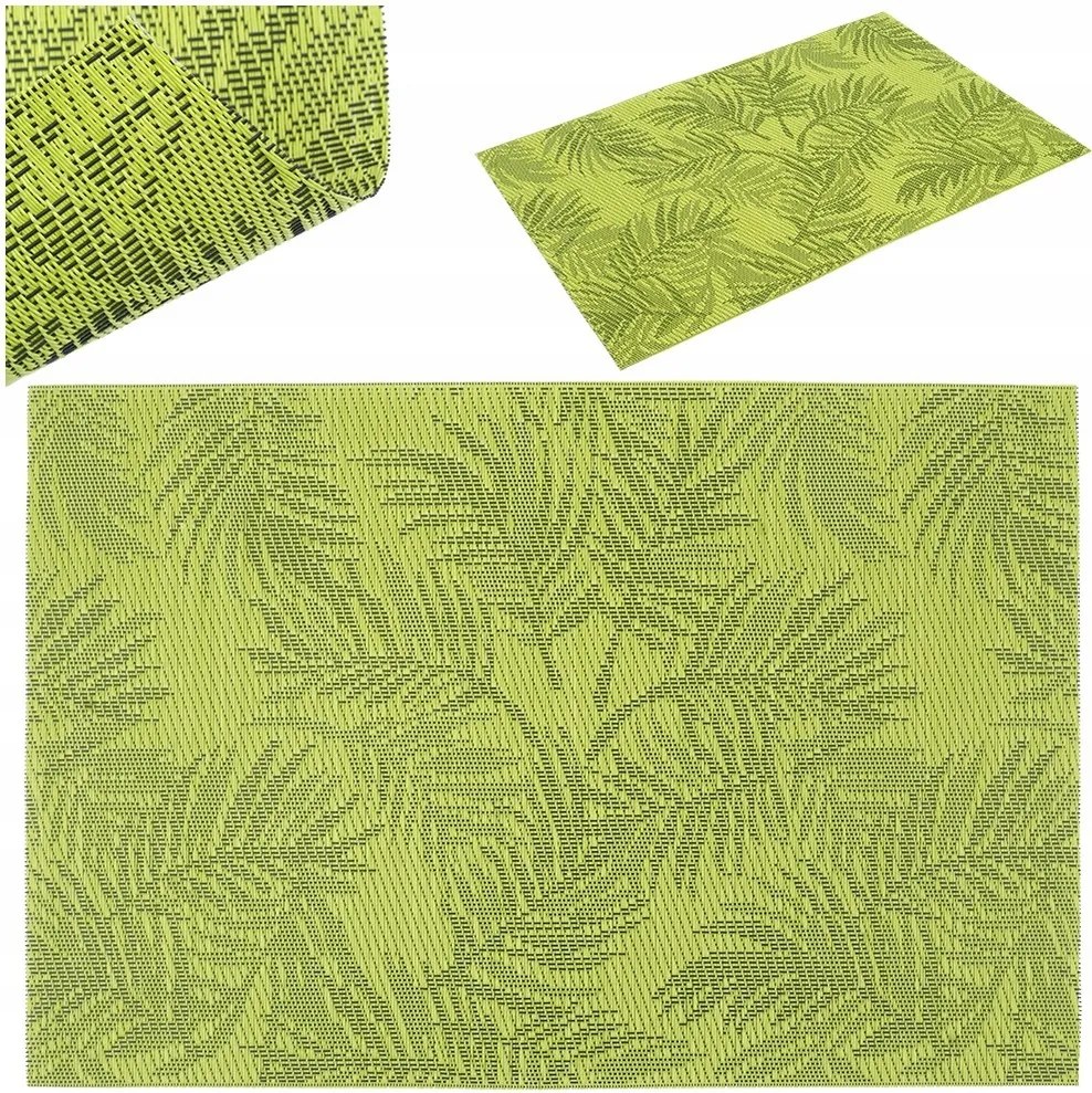 Konyhai Alátét védőszőnyeg téglalap alakú asztal tányérok evőeszközök