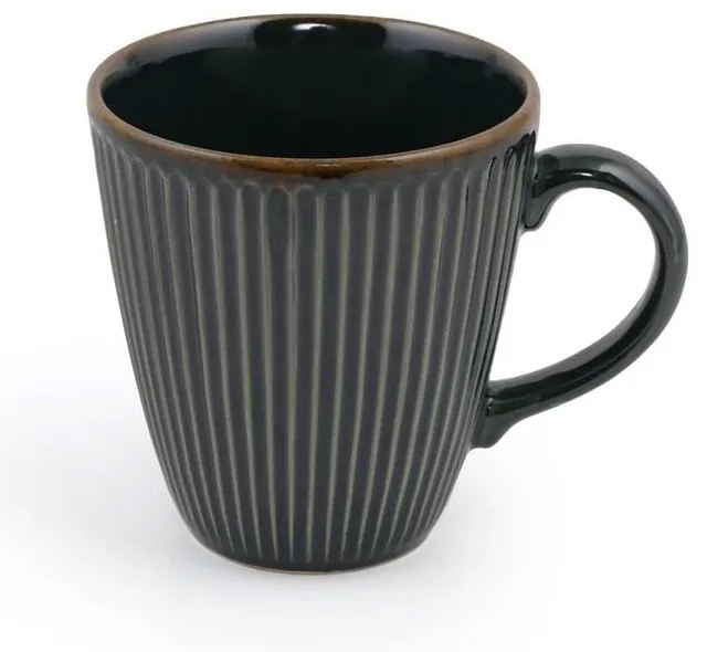 Sötétzöld kerámia bögre szett 6 db-os 0.3 l – Hermia