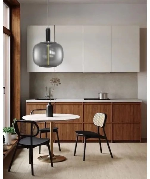 LED Izzó FILAMENT SMOKE T220 E27/4W/230V 1800K