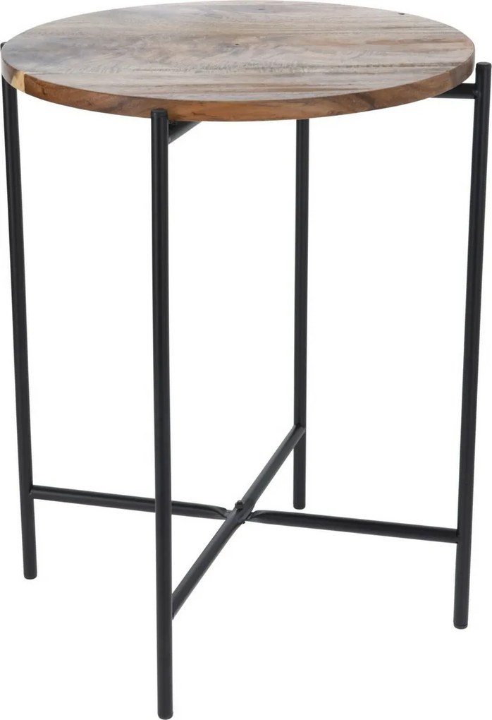 Manus dohányzóasztal, 40 x 48 cm, akáciafa