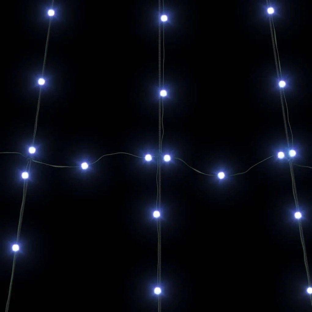 LED Karácsonyfák talajráccsal 276 LED-del Kék 500 cm Fém