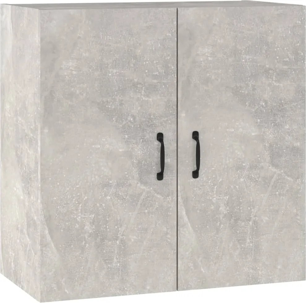 vidaXL betonszürke szerelt fa faliszekrény 60 x 31 x 60 cm
