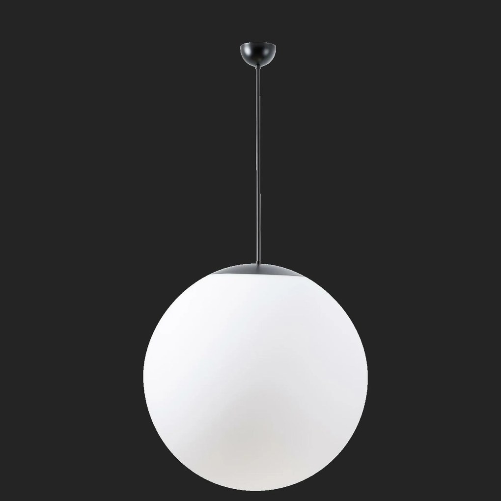 Osmont 61314 Adria P5 függesztett üveglámpa fekete/fehér IP40 3000 K 48