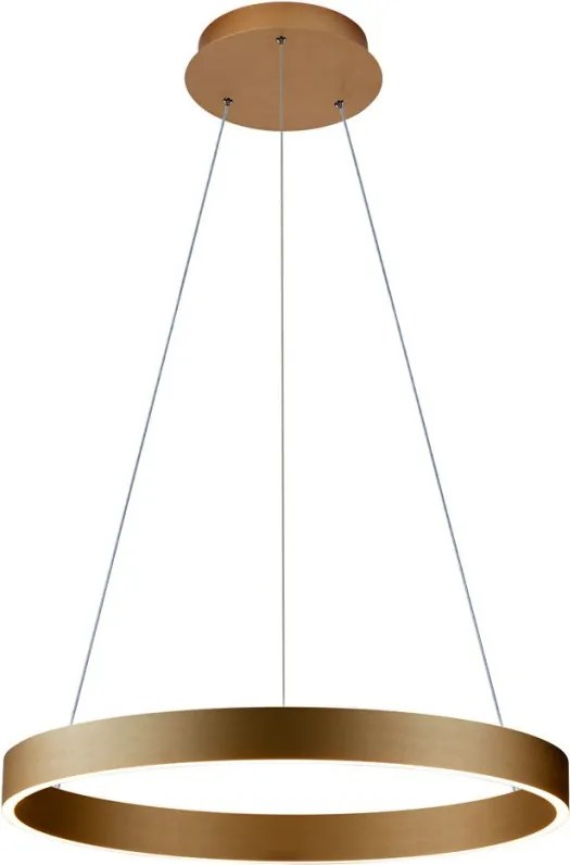 ITALUX 5902854537969 BRASCO Modern Led Függesztett Lámpa Fehér, Arany LED IP20