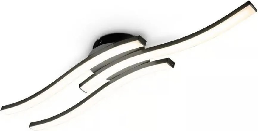 LED Mennyezeti lámpa 3xLED/6W/230V 2700K fekete