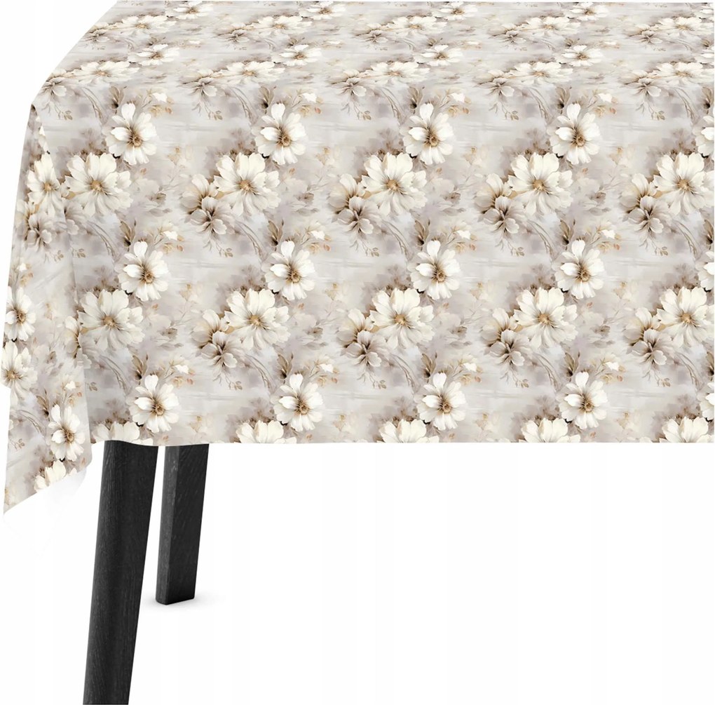 Abrosz 140x200 Dekoratív Bársony Abrosz Bézs 10824