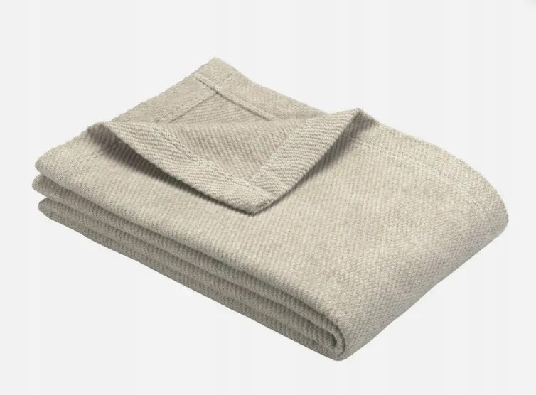 Ibena Valencia takaró pamut 150 cm x 200 cm bézs árnyalatok