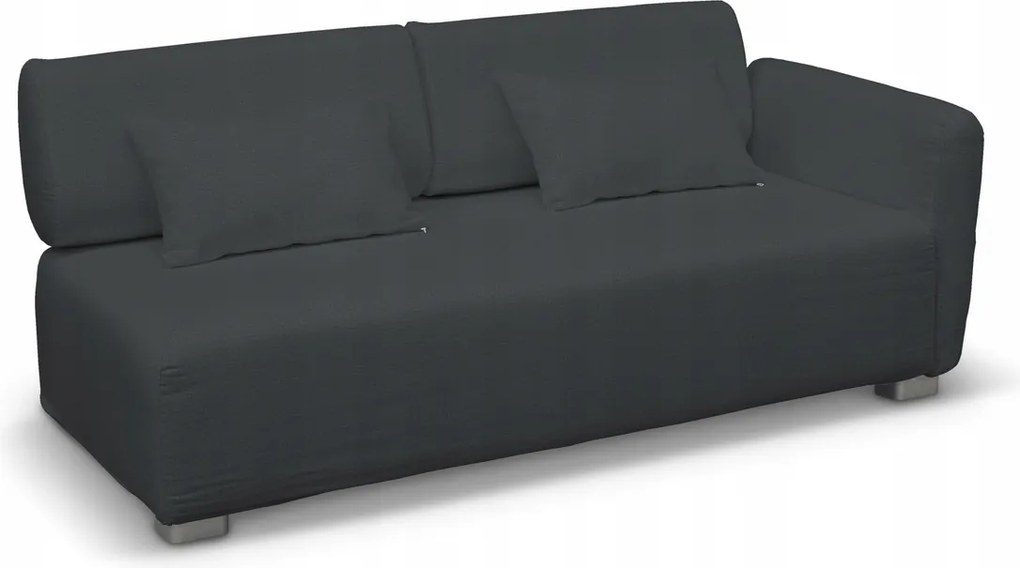 Mysinge Ikea 2 személyes egykaros kanapé huzat, fekete