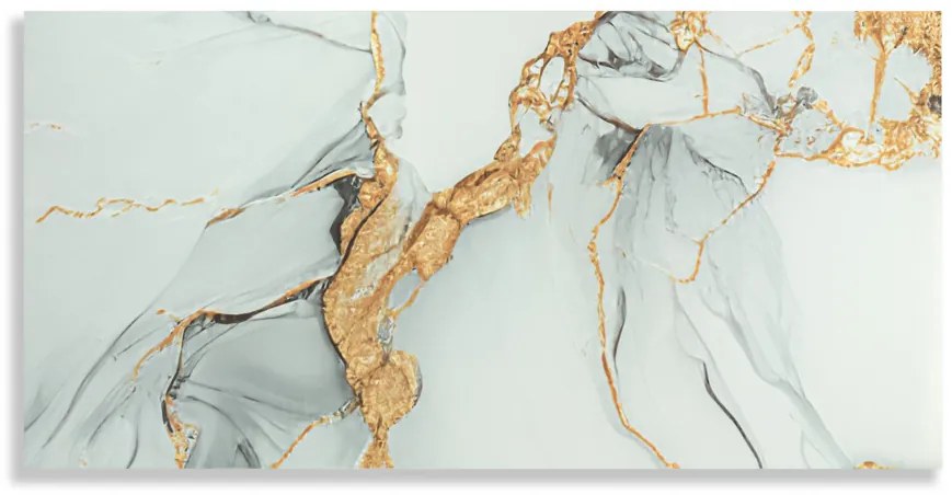 Öntapadós PVC csempepanel, 4db-os csomag, világos-sárgásbarna márvány, 30 x 60 cm