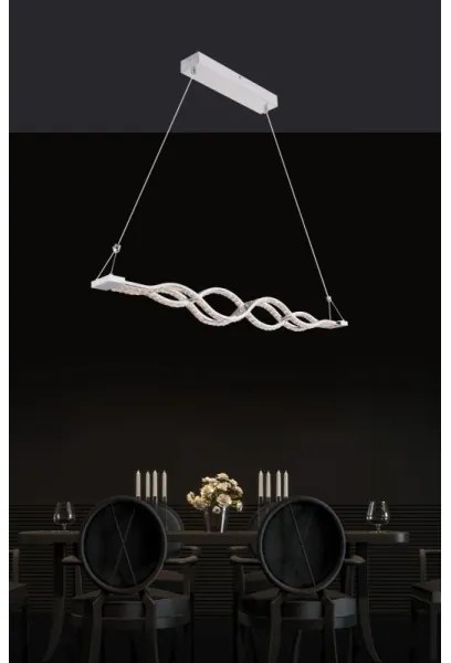 Globo 67109-30 - LED Szabályozható csillár zsinóron PILLA 1xLED/30W/230V + távirányító