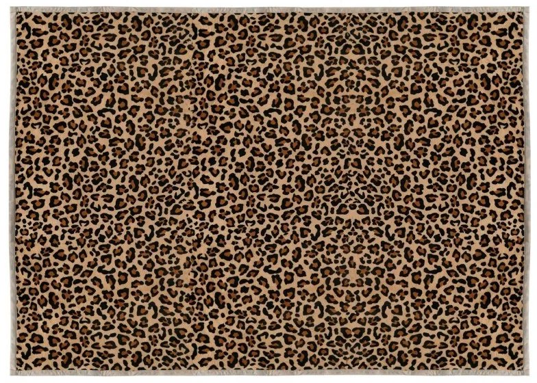 Bellatex Korall mikro egyágyas takaró Leopard, 150 x 200 cm