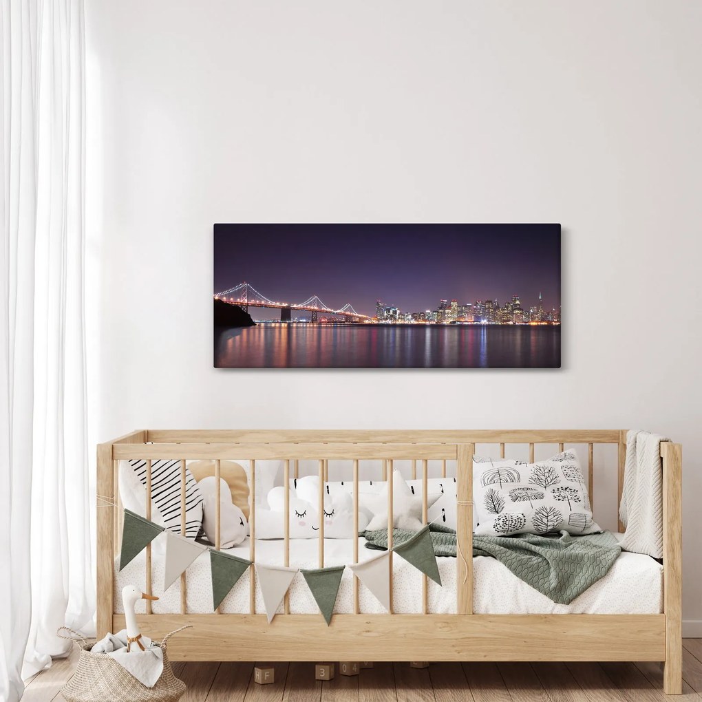 Kilátás San Francisco-ra, California (120x50 cm)