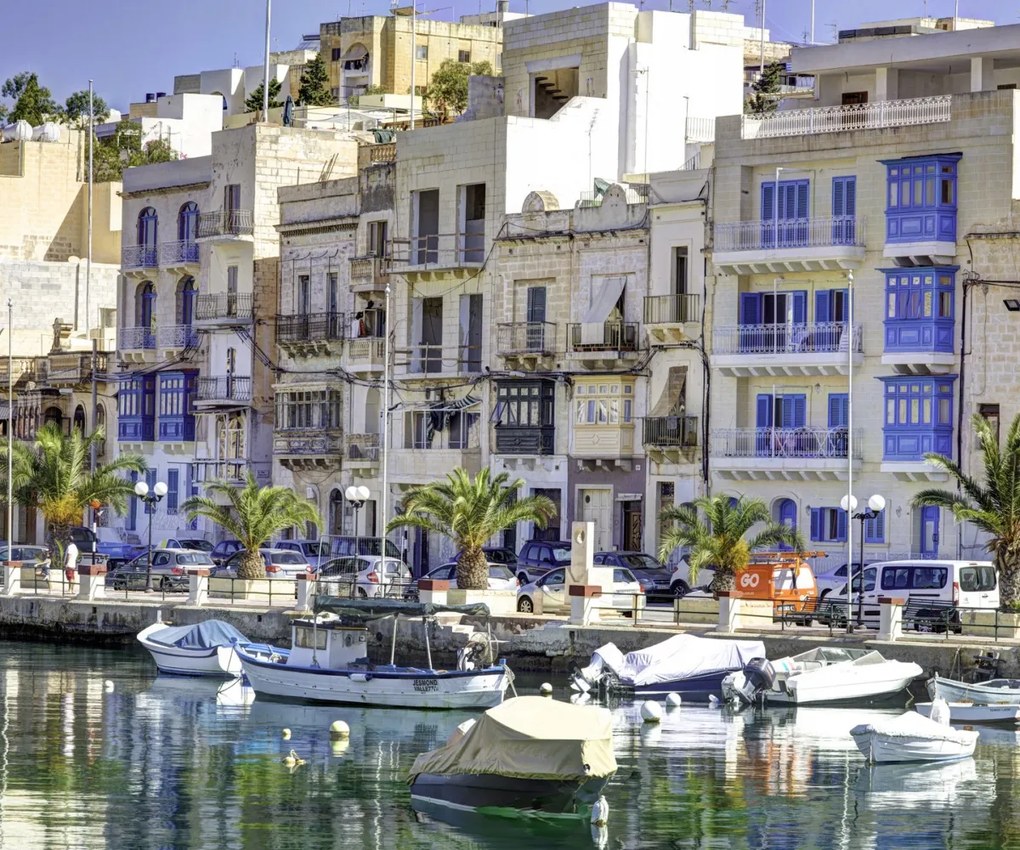 Poszter 60x50cm Marina in Senglea, Assaf Frank