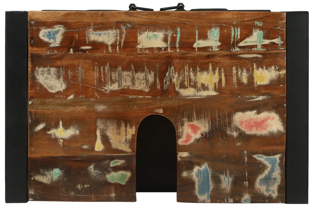 Mosdószekrény 55x35x60 cm Tömör fa újrahasznosított
