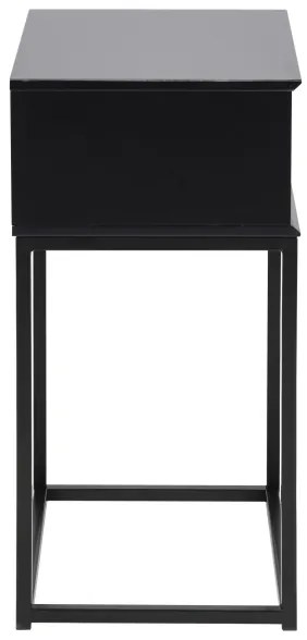 CARLY éjjeliszekrény antracit színben