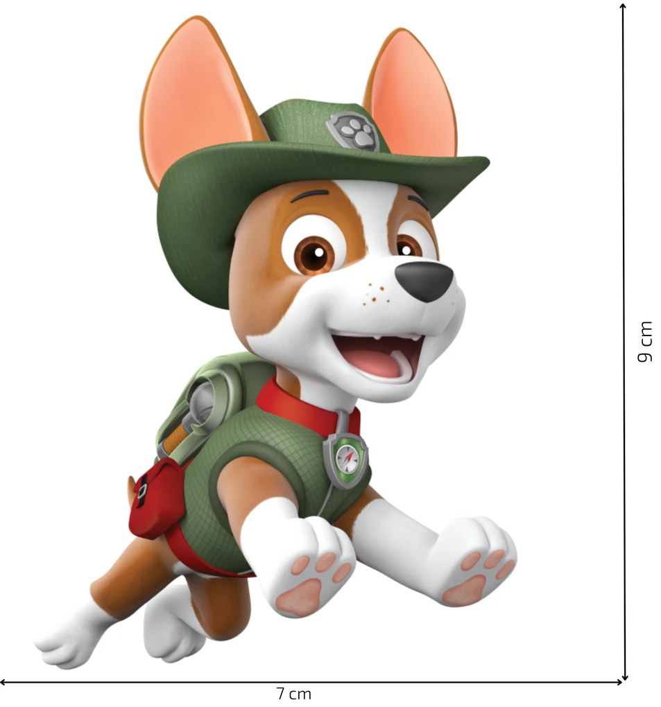 PIPPER. Matrica a kapcsoló felett "PAW Patrol - Tracker"
