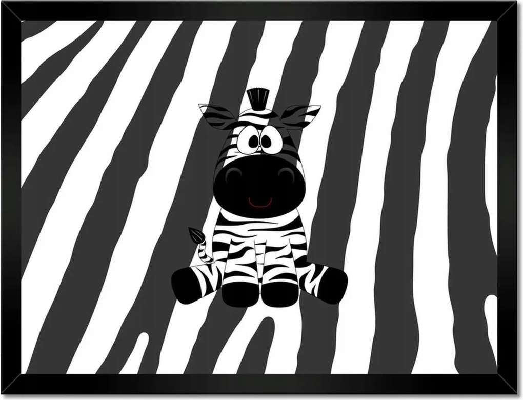 Poszterek keretben 40x30 Zebra csíkos