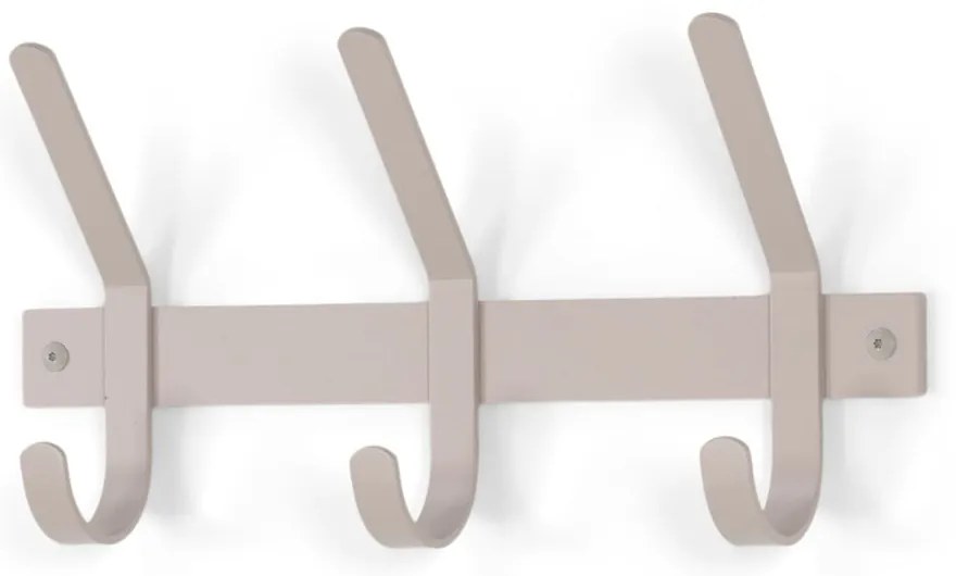 Szürkésbarna fém fali fogas 40 cm Dexter – Spinder Design