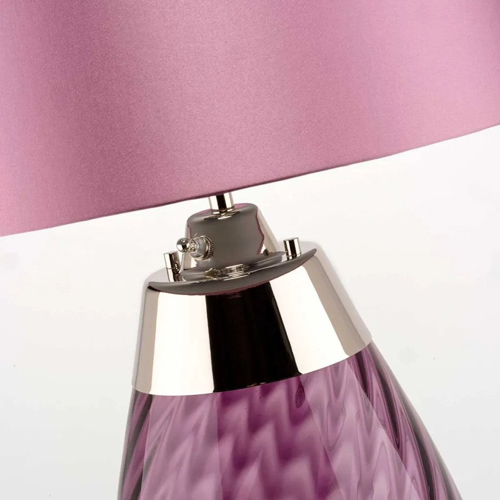 Elstead Lighting LENA SMALL LENA-TL-S-PLUM Asztali lámpa 1X7W/GU10+1x60W/E27