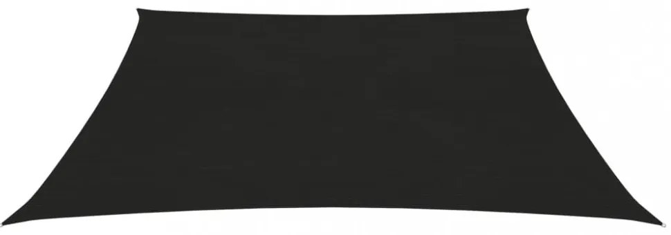 fekete HDPE napvitorla 160 g/m² 5 x 5 m
